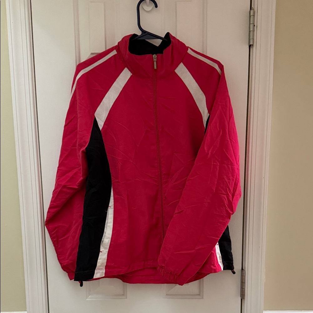 Athletic Works Women's Pink and Black Ski Jacket